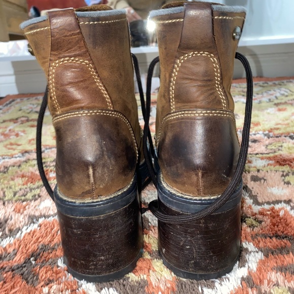 VINTAGE SKECHERS PLATFORM COMBAT BOOTS - Picture 3 of 5